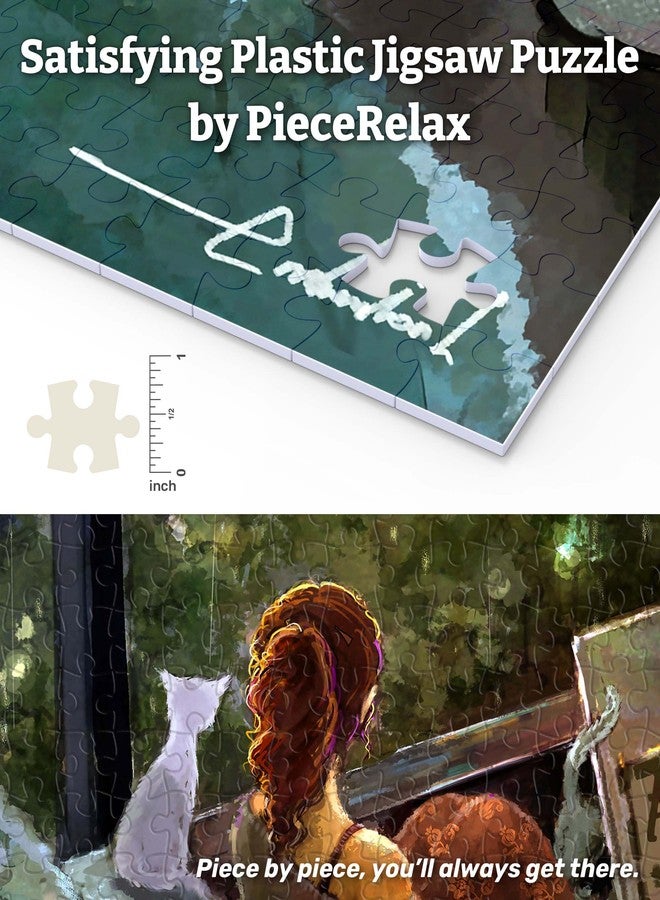 PieceRelax أحجية الصور المقطوعة البلاستيكية من PieceRelax للبالغين 1000 قطعة - endmion1 - ليلة ممطرة - 25.2 × 18.9 بوصة، من أكثر ألعاب الطاولة إرضاءً، لا حاجة إلى غراء [U1043] - Image 2